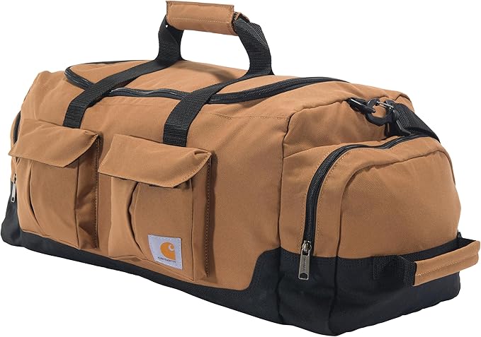 Carhartt 40L Utility Duffel, Heavy-Duty Gear Bag for Jobsite, Gym, & Travel, Duffel Bag