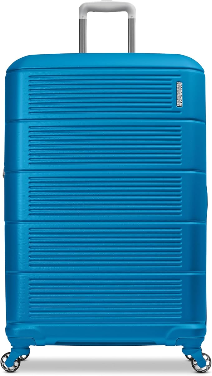 American Tourister Stratum 2.0 Expandable Hardside Luggage with Spinner Wheels, Adriatic Sea, 3-Piece Set (20/24/28)