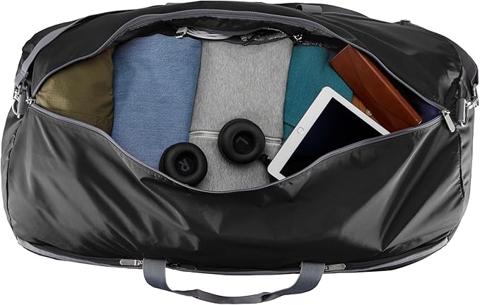 Amazon Essentials Lightweight Duffel Bag, 25 Inches, Black (Previously Amazon Basics)