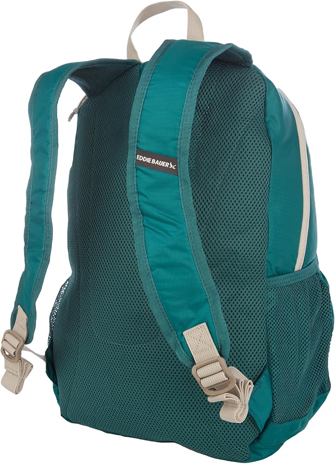 Eddie Bauer Stowaway Packable Backpack | Travel | Outdoor | Lightweight | Foldable | Durable | Ripstop Polyester | 30L - Deep Sea