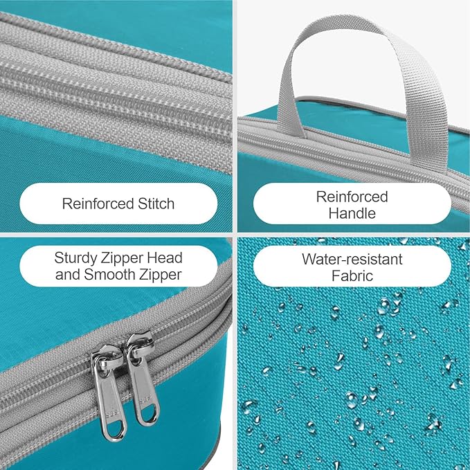 Cambond Compression Packing Cubes for Travel Women - Lightweight Luggage Organizers Bag Packing Cubes for Carry on Suitcases