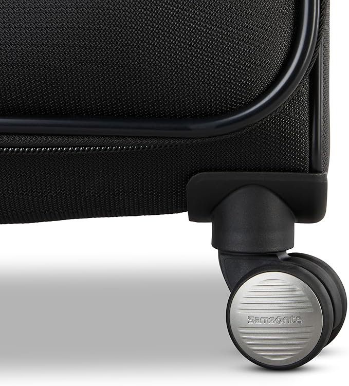 Samsonite Ascella 4 Medium Checked Luggage - Black