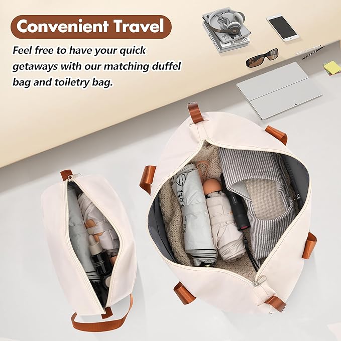 Merax 28 Inch Checked Luggage, Expandable Suitcase with Spinner Wheels, Hard Shell Vintage Luggage Set with TSA Lock(White)