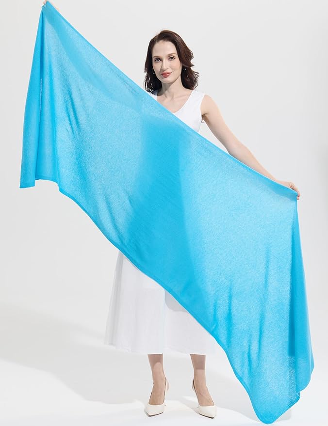 Soft Cashmere Blend Wrap Chic Scarf Stole for Women Wayfarer Travel Extra Large 87"x28"