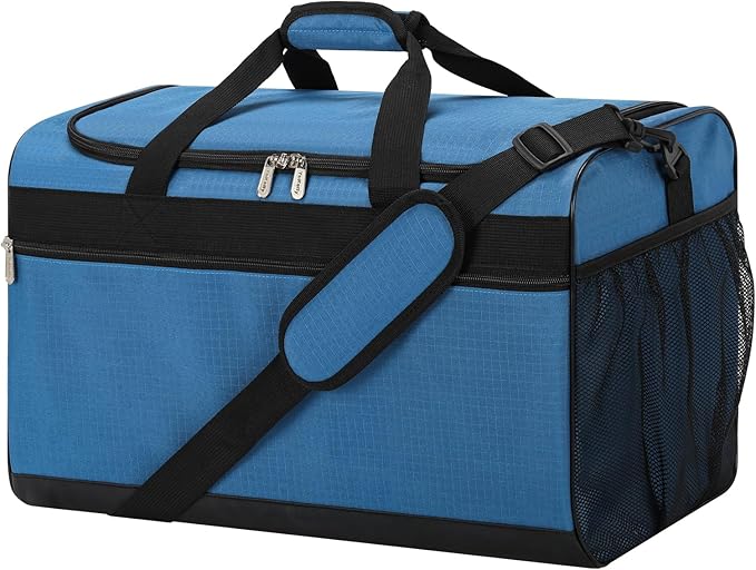 Gym Bag 20 inch Sport Duffle Bag for Men - 40L Weekender Duffel Bag for Travel - Royal Blue