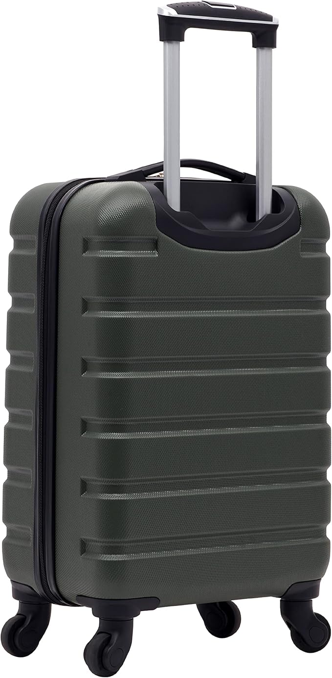 Wrangler 22" Hardside Spinner Carry-On Luggage, Deep Depth