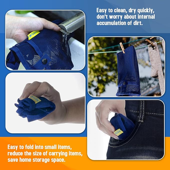 Water Bottle Holder with Strap, Premium Water Bottle Carrier with Strap Easy Clean, Light Water Bottle Carrier Bag, Water Bottle Holder with Pocket for Hiking, Walking, Travel