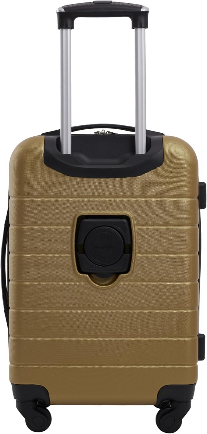 Wrangler Smart Spinner Hardside Luggage, 2 Piece Set, Wood Thrush