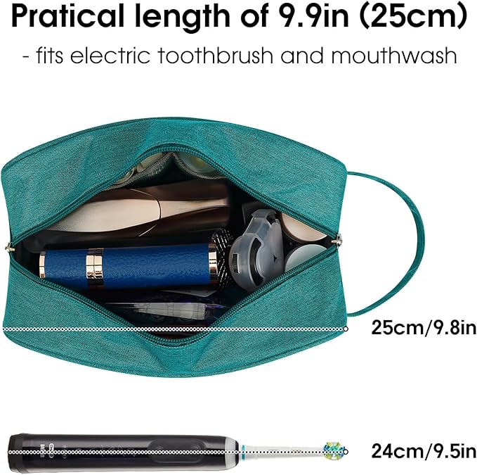 Narwey Travel Toiletry Bag for Women Traveling Dopp Kit Men Travel Bag for Toiletries Cosmetic Bag Makeup Bag Medicine Bag for Traveling