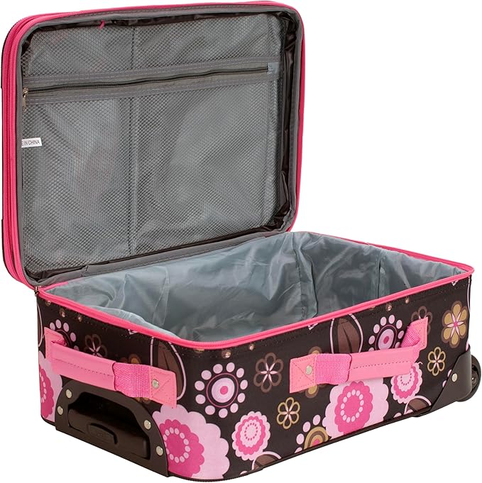 Rockland Fashion Softside Upright Luggage Set, Expandable, Pucci, 2-Piece (14/19)