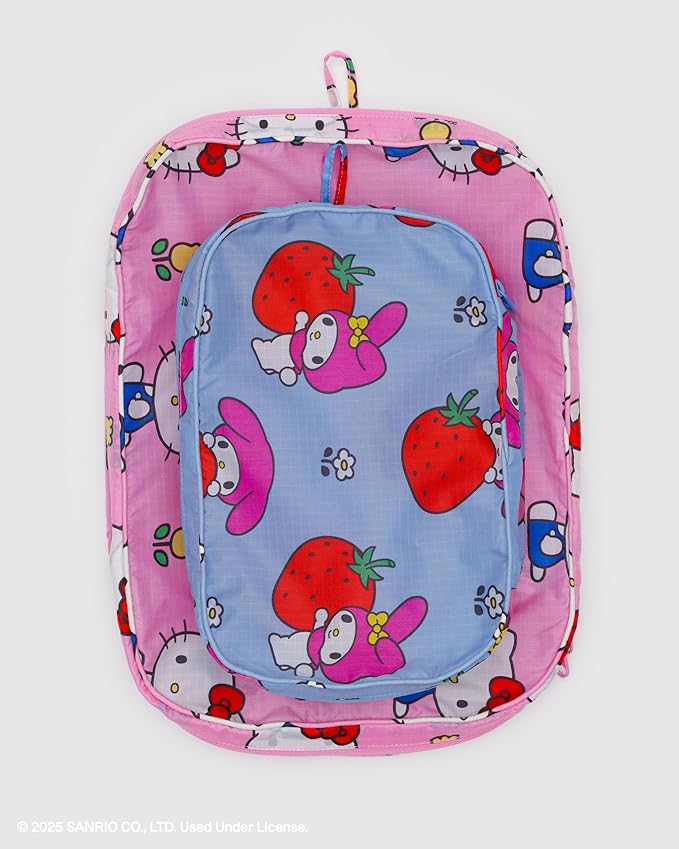 BAGGU Packing Cube Set - Hello Kitty and Friends Florals
