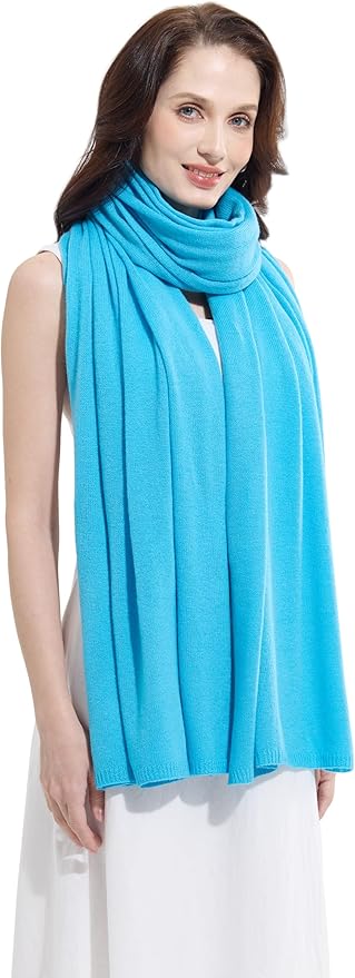 Soft Cashmere Blend Wrap Chic Scarf Stole for Women Wayfarer Travel Extra Large 87"x28"