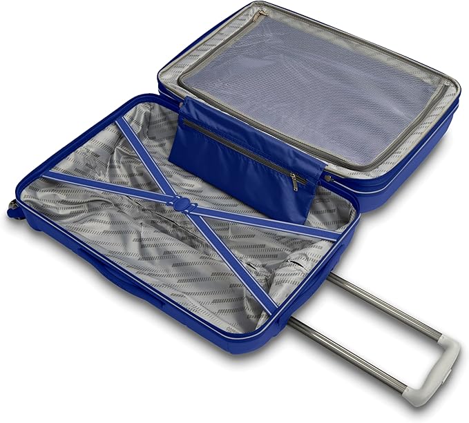 American Tourister Stratum 2.0 Hardside Expandable Luggage with Spinners | Sapphire Blue | 3PC (CO/MED/LG)