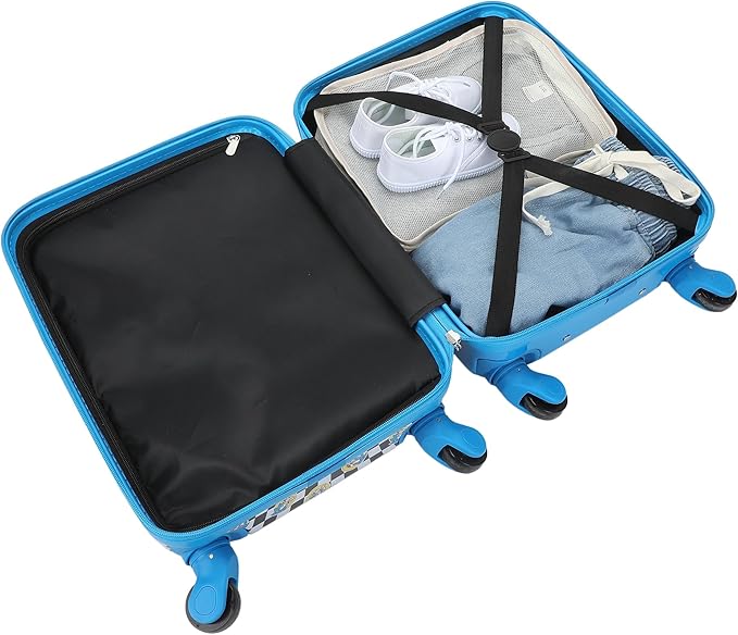 Bioworld Sonic the Hedgehog Kids' 2-Piece Travel Set With Rolling Suitcase And Backpack