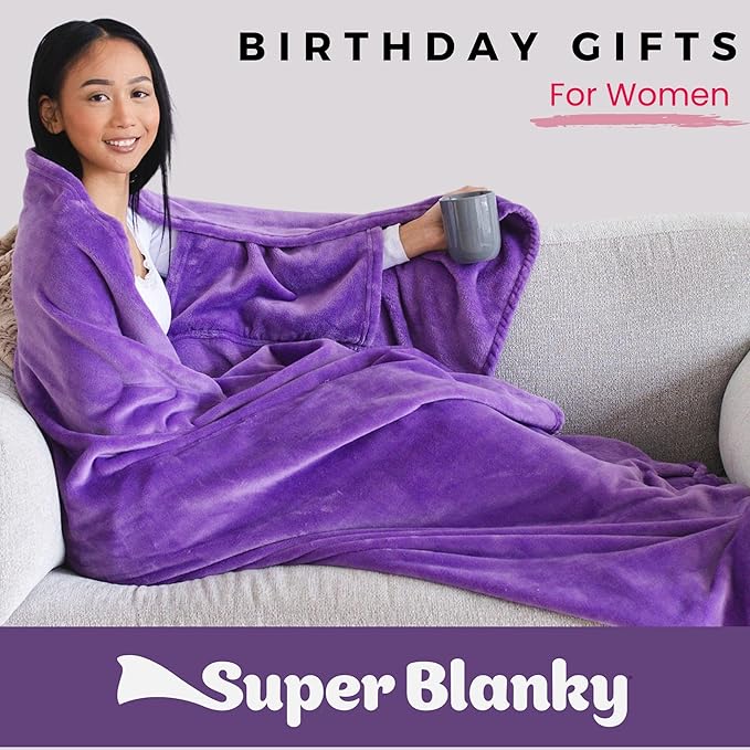 Wearable Blankets for Women, Adult Wearable Blanket Men, Mother's Day Gifts for Her, Wife Birthday Gift Ideas