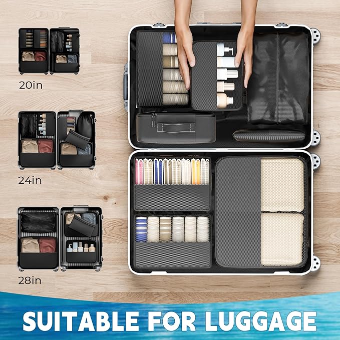 8 Set Packing Cubes for Travel,Luggage Organizers for Travel Accessories
