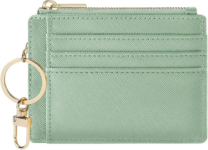Sodsay Card Case Slim Front Pocket Wallet for Women Credit Card Holder with Keychain | Slim, Front Pocket, Credit Card Holder, with Keychain