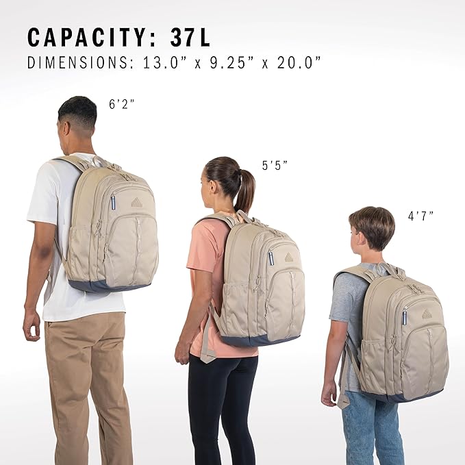adidas Prime Backpack for Work, Travel Bag for Women and Men with Padded Compartment for Laptop