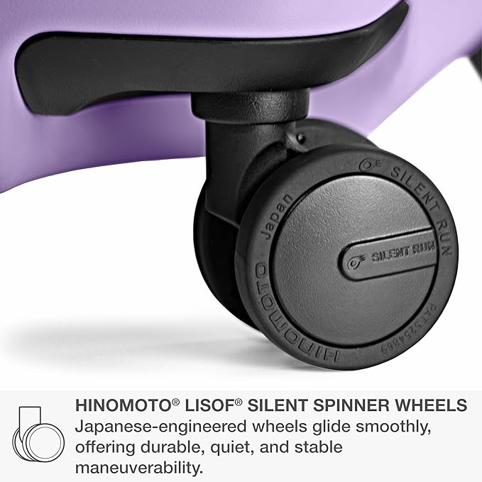 Traveler's Choice Markham Hardside Expandable Luggage with Hinomoto Spinner Wheels, 30-Inch Large, Purple