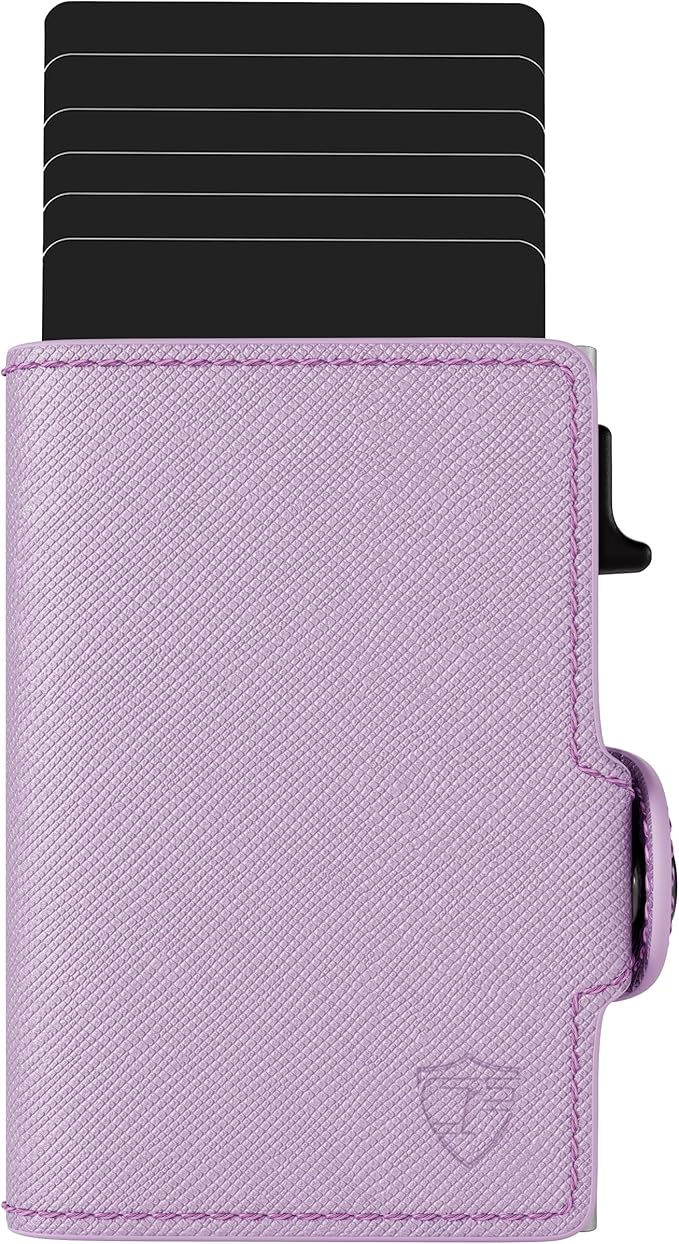Conceal Plus Pop Up Wallet for Women – Slim Wallet for Small Purse & Crossbody Bag with Quick Card Access and RFID Blocking – Compact Card Holder (4-6 Card Capacity)