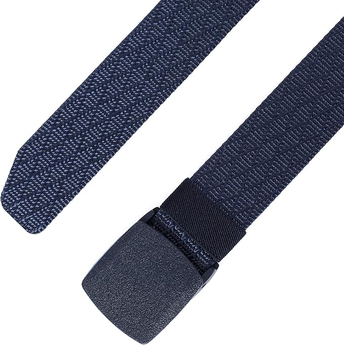 Mile High Life Nylon Web Belt Outdoor Military Belt With TSA Safe Plastic Buckle Belt