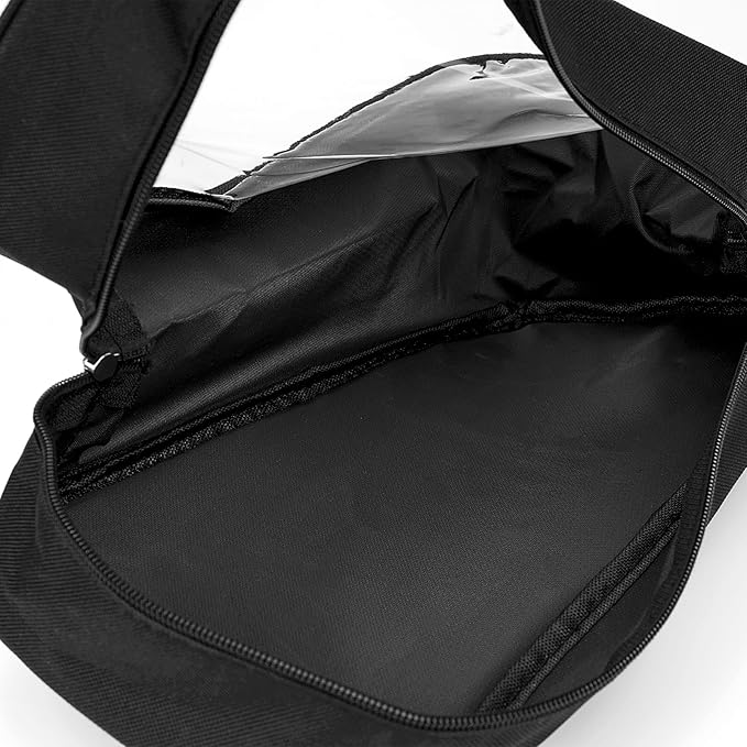 Linkidea 2 Pack Soccer Shoe Carrying Bag, Soccer Cleats Storage Bag, Fit Up to US Men Size 13 Soccer Shoes, Compact Soccer Boots Duffle Bag with Water Resistant Design (Black)