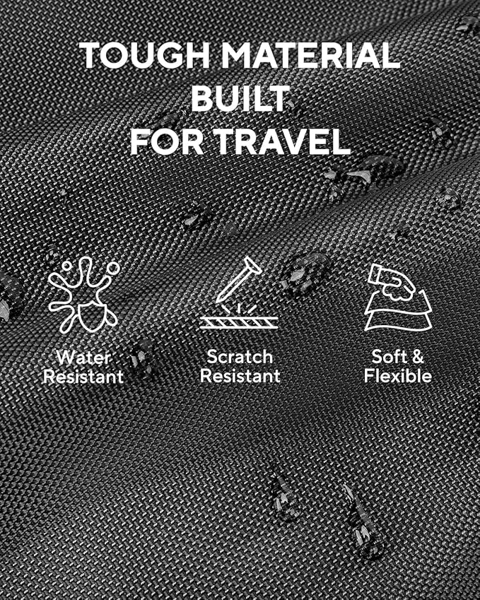 Dinictis Vacuum Seal Backpack 60L with Pump, Expandable Backpack with Vacuum Compression fits 17 inch Laptop, Water Resistant Carry On Suitcase Luggage suit for Short Trip and Business-Dark Grey