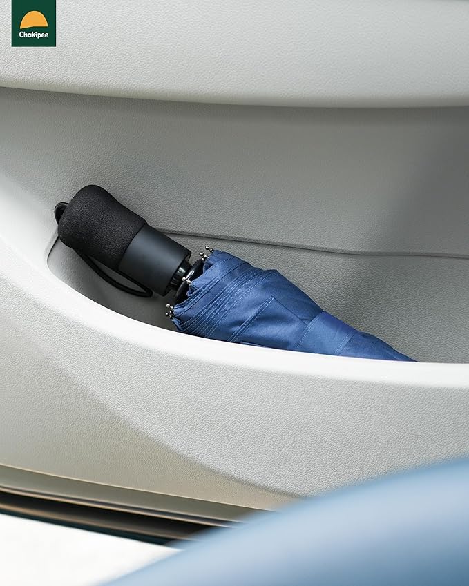 Travel Compact Umbrella Windproof - Portable Automatic for Rain, Folding Umbrella for Men and Women, Portable 210T Fabric