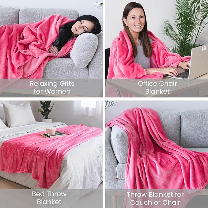 Wearable Blankets for Women, Adult Wearable Blanket Men, Mother's Day Gifts for Her, Wife Birthday Gift Ideas