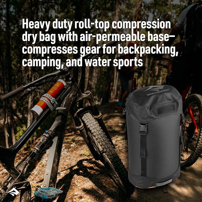 Sea to Summit eVac Heavy Duty Compression Dry Bag, Waterproof Dry Storage, 8 Liter