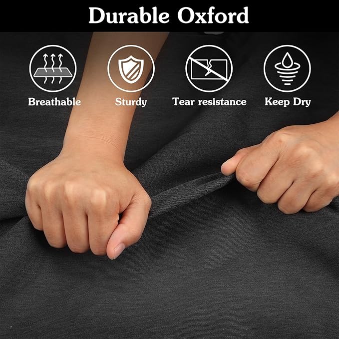 Limoomil 60 Inch Heavy Duty Tear Resistance Wedding Dress Bag for Wedding Travel, Waterproof Dress Cover for Closet Wardrobe. Garment Bag for Gowns, Tuxedos, Dress, Long Coats. Darkgrey, 60 Inch.