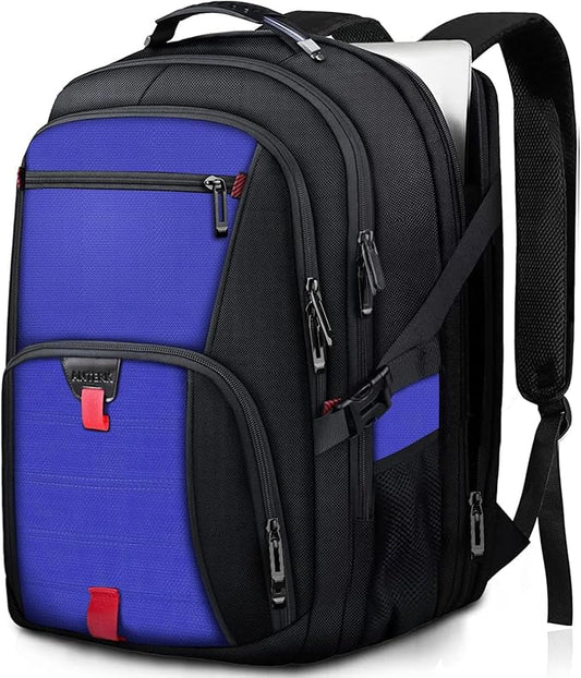 Extra Large Backpack, Travel Backpack, Sturdy TSA Water Resistant 17.3 Inch Backpacks, Anti Theft Business Computer Backpacks Gifts for Men Women, Dark Blue