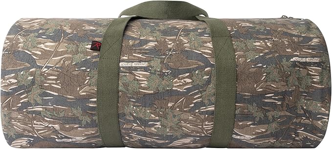 Rothco Heavy-Duty Canvas Shoulder Duffle Bag - Rugged Travel Gym Gear Equipment Bag