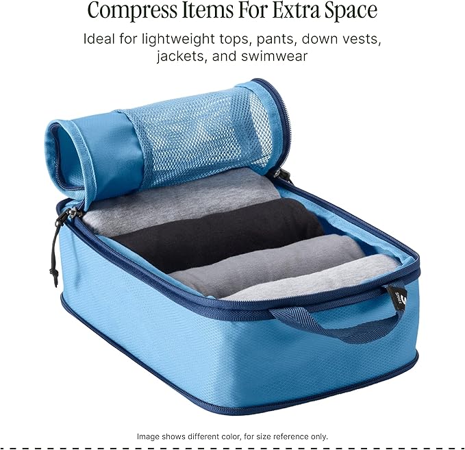Eagle Creek Pack-It Specter Compression Packing Cubes - Durable, Ultra-Lightweight and Water-Resistant Ripstop Fabric Suitcase Organizer Bags for Clothing and Gear