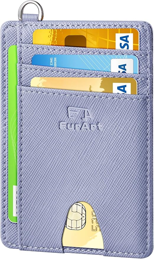 FurArt Slim Minimalist Wallet, Front Pocket Wallets, RFID Blocking, Credit Card Holder for Men