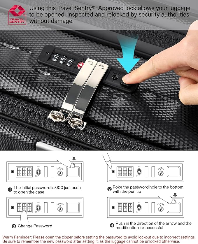 Hanke 16 Inch Expandable Under Seat Luggage with Wheels Top Opening Small Suitcase with Wheels Carry On Luggage Airline Approved Lightweight Hard Shell Suitcases for Weekender Overnight-Jet Black
