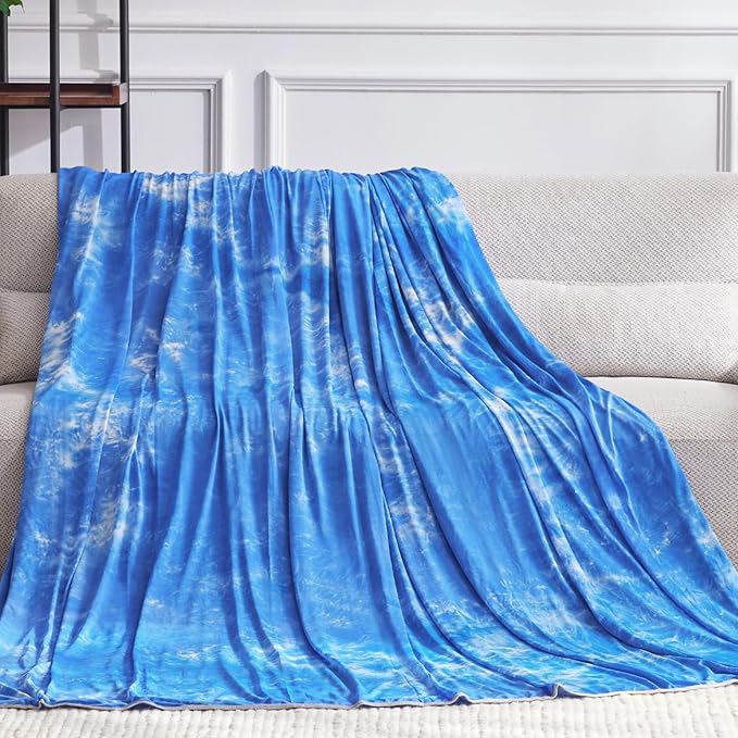 Guohaoi Cooling Blanket (90"x90"Queen Size) for Hot Sleepers and Night Sweats,Decortive Tie Dye,Arc-Chill Q-Max >0.5Cool Fiber,Ultra Cold Breathable,Comfortable,Keep Cool,All-Season