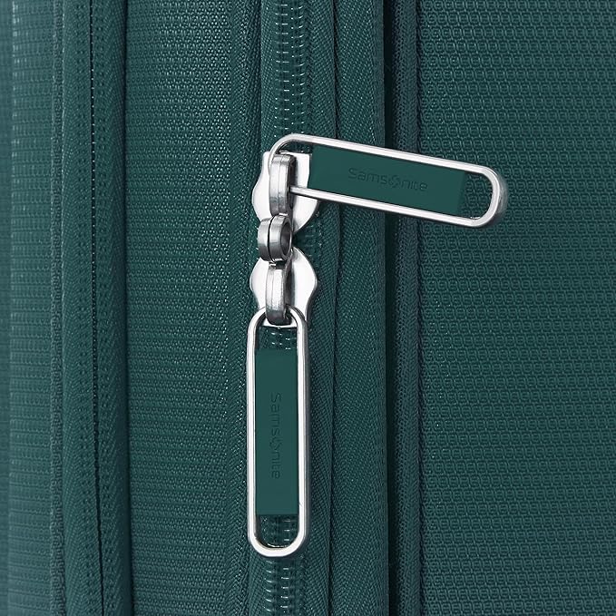 Samsonite UpLIFT Lightweight Large Checked Softside Luggage with Spinner Wheels - Expandable - Airline-Approved, Polyester Soft Suitcase for Ultra Light Travel - Emerald Green