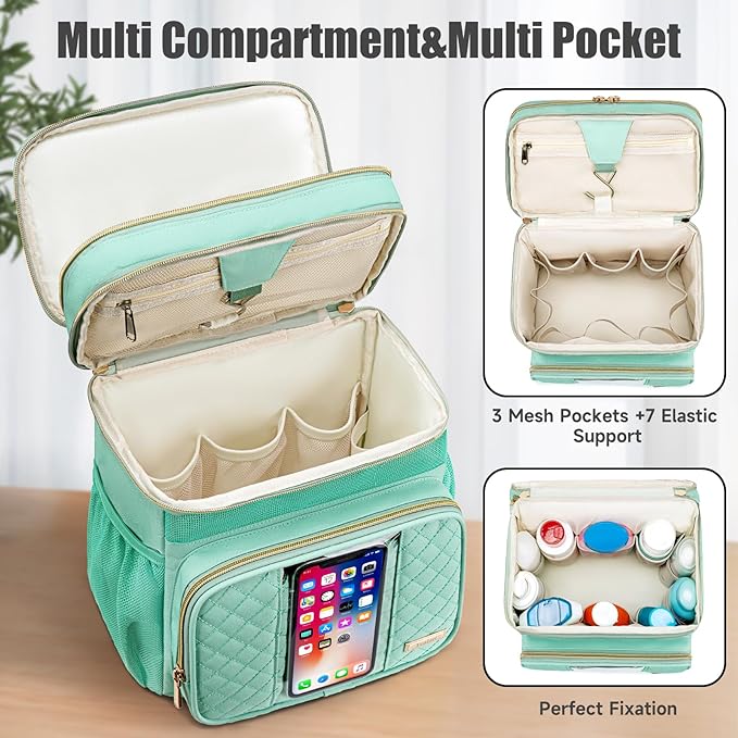 Large Toiletry Bag for Women Men,Bathroom Bag,Water Resistant Shower Bag,Makeup Bag,Portable Shower Caddy for College Dorm,Hanging Travel Toiletry Bag with Transparent Waterproof Phone Pocket