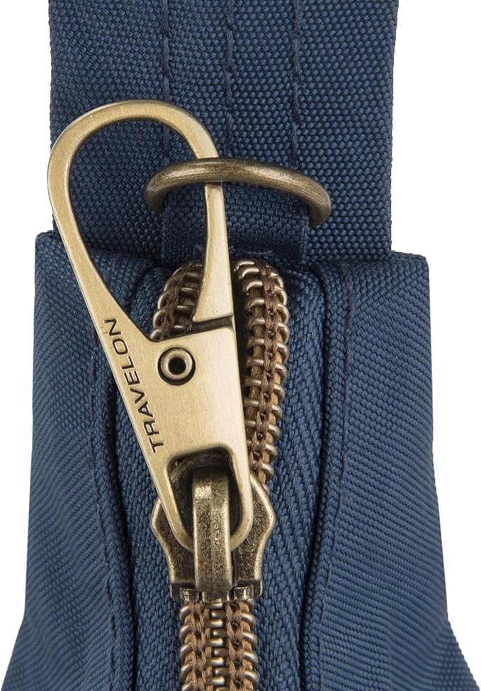 Travelon Anti-Theft Signature 3 Compartment Crossbody Bag