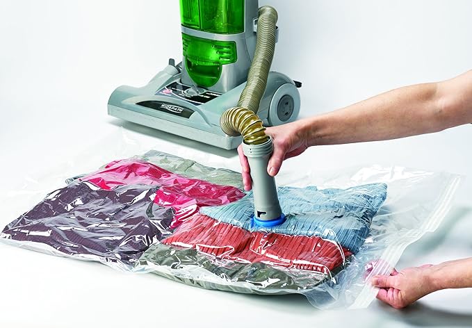 Samsonite Compression Packing Bags, Clear, 3-Piece Kit (Pouch/Carry-On/Large)