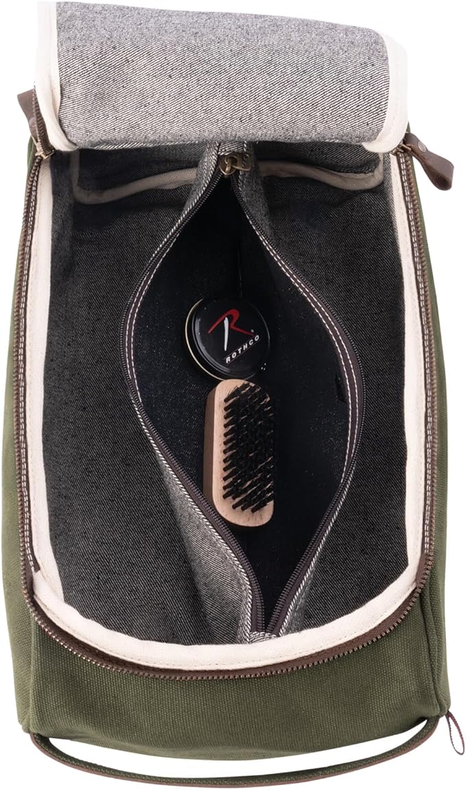 Rothco Canvas Shoe Bag – Sneaker Organizer Storage Duffle for Travel, Golf, Gym, and Sports