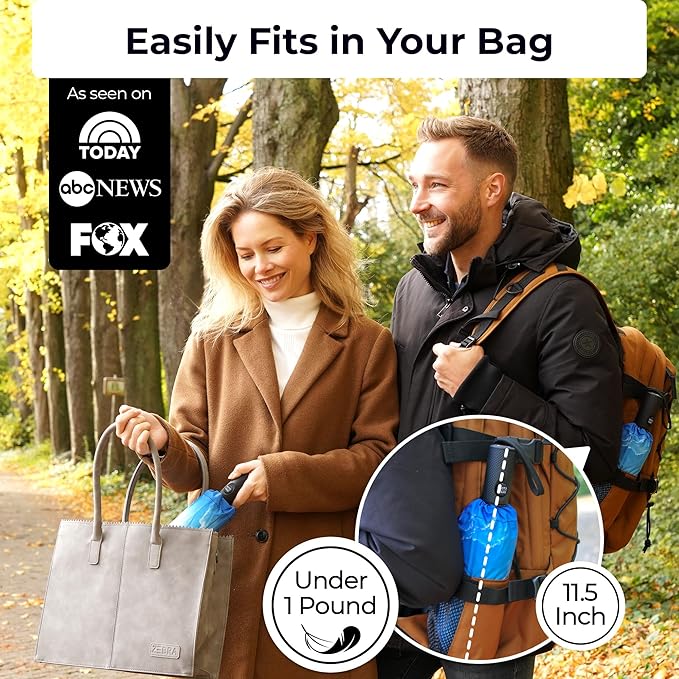 TUMELLA Strongest Windproof Travel Umbrella (Compact, Superior & Beautiful), Small, Wind-Tested, Light & Portable, Automatic Folding Rain Umbrella, Durable Premium Grip, Fits Car and Backpack