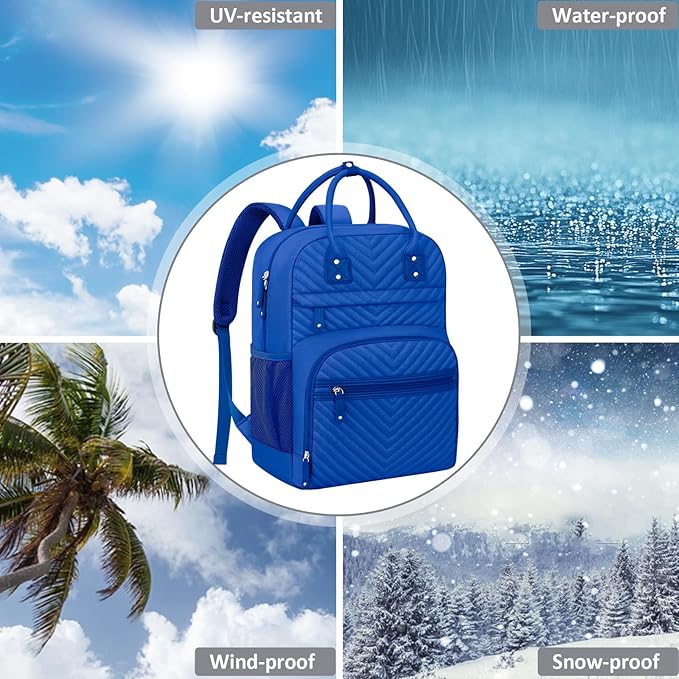 Tenot Diaper Bag Backpack Tote for Women Large Capacity, Baby with Insulated Pockets Multifunctional Bags For Girl Boy Waterproof Boys Girls Mama Maternity Travel Royal Blue