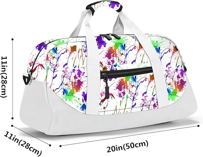 Stumdo Kids Overnighter Duffel Bags for kids, Carry-On Size & Ideal for School Practice or Overnight Travel Weekender Tote for Travel Gym Sport bag for Boys & Girls (11chong)