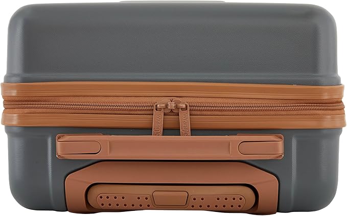 Wrangler 22" Outrider Hardside Carry-On Luggage, Lava Smoke