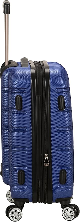 Rockland Melbourne Hardside Expandable Spinner Wheel Luggage, Blue, 2 Piece (20"/28")