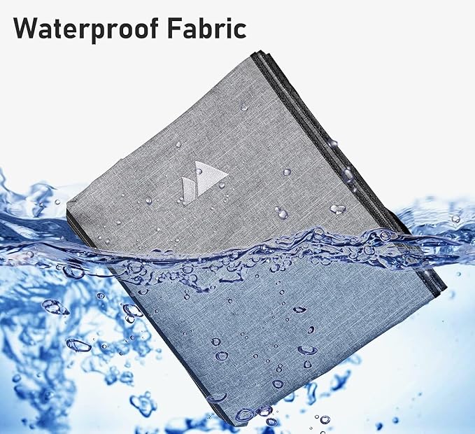 MISSLO 43" Heavy Duty Hanging Garment Bags for Travel Suit Bag for Men Waterproof Oxford Fabric Suit Cover for Traveling Monogrammed Closet Clothes Storage