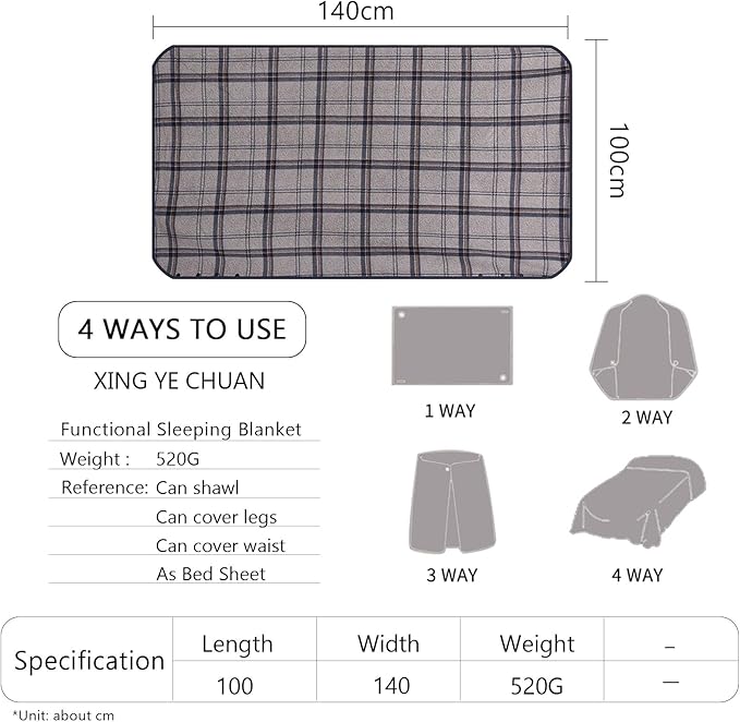 XING YE CHUAN Fleece Wearable Blanket, Comfy Poncho Throw with Buttons, Plush Sleeveless Blankets, for Women Cape Wrap Cover…
