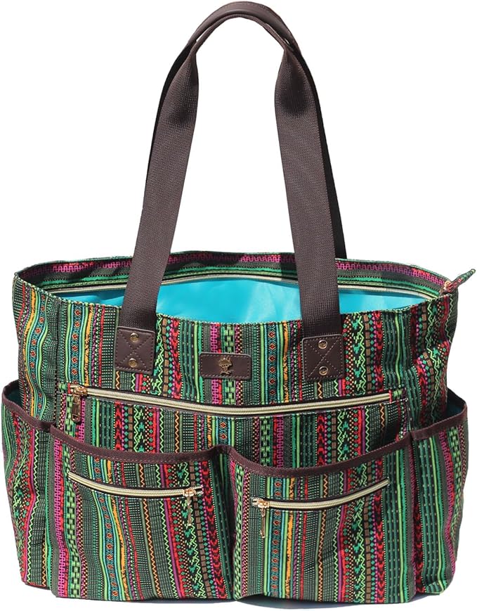 Weekender Bag Carry On Bag Overnight Tote Travel Duffle with 13 Pockets for Travel,Work，Gym,Beach,Teacher,Nurse